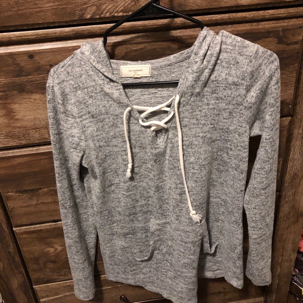 Gray sweater
